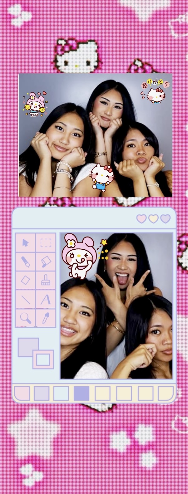 Purikura sample strip 2